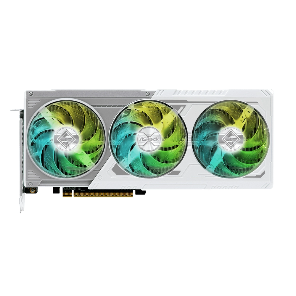 Asrock Graphic Card AMD Radeon RX 9060 XT Steel Legend 16GB DDR6 OC Triple Fan view 2